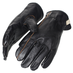 Кожаные перчатки с контрастными швами Visvim