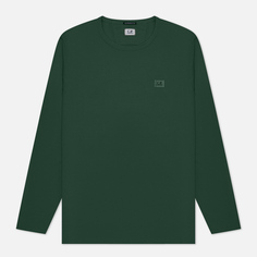 Мужской лонгслив C.P. Company 70/2 Mercerized Jersey Crew Neck, цвет зелёный, размер L