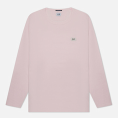 Мужской лонгслив C.P. Company 70/2 Mercerized Jersey Crew Neck, цвет розовый, размер L