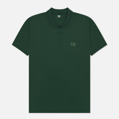 Мужское поло C.P. Company 70/2 Mercerized Jersey, цвет зелёный, размер M