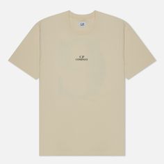 Мужская футболка C.P. Company 30/1 Jersey Graphic, цвет бежевый, размер XXL