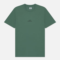 Мужская футболка C.P. Company 30/1 Jersey Graphic, цвет зелёный, размер S