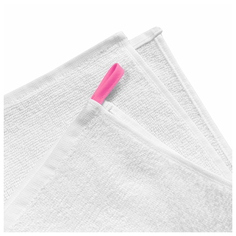 Полотенца, салфетки кухонные салфетка махр. 35Х35см белая/розовая, арт.СФ-розовая