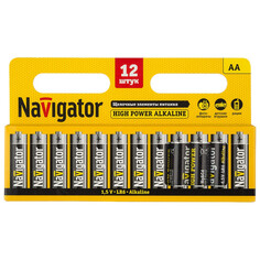 Батарейки, аккумуляторы батарейка NAVIGATOR АА 12шт