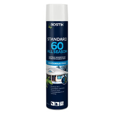 Пены монтажные пена монтажная BOSTIK Standart 60 All Season всесезонная бытовая 750мл, арт.10220