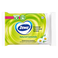 Бумага туалетная бумага туалетная Zewa Camomile влажная 40шт
