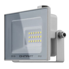 Прожекторы светодиодные прожектор светодиодный ОНЛАЙТ LED 20Вт 1600Лм 6000K IP65 белый