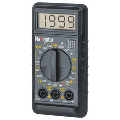 Мультиметры мультиметр NAVIGATOR V23GA цифровой 8 функций индикатр черный