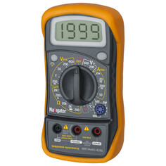 Мультиметры мультиметр NAVIGATOR 6LR61 цифровой 8 функций индикатр