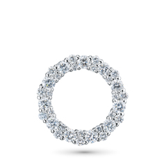 Подвеска из серебра э0612пд01180100_white ЭПЛ Даймонд