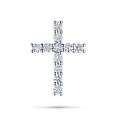 Подвеска из серебра э0612пд10231253_white ЭПЛ Даймонд