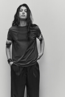футболка женская Футболка удлиненная с принтом-надписью на спине Befree