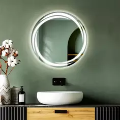 Зеркало для ванной Орлеан DSO60 с подсветкой сенсорное 60 см круглое Без бренда