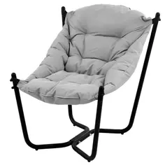 Кресло складное Capri CPR001 83x50x86 см сталь/полиэстер цвет серый Без бренда