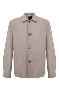 Шерстяная куртка-рубашка Zegna
