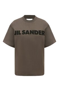 Хлопковая футболка Jil Sander