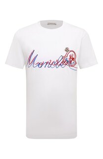 Хлопковая футболка Moncler