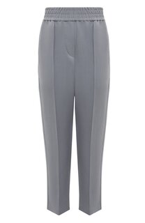 Брюки из вискозы и льна Brunello Cucinelli