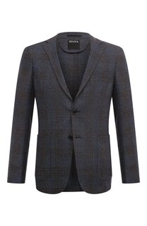 Пиджак из шерсти и льна Zegna