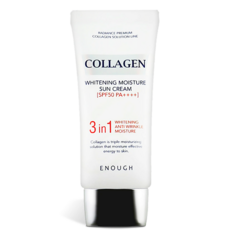 Солнцезащитный крем для лица ENOUGH Увлажняющий солнцезащитный крем Whitening Collagen 50.0