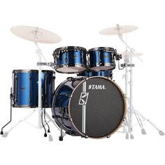 MK52HZBNS-ISP SUPERSTAR HYPER-DRIVE 5pc Bass Drum Shell Kit - 22&quot;x18&quot; BD, 10&quot;x6.5&quot; TT, 12&quot;x7&quot; TT, 16&quot;x14&quot; FT, 14&quot;x5.5&quot; SD, MC69 x 2 Tama