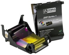 Лента красящая Zebra 800011-140 Load-N-Go colour ribbon YMCKO, для ZXP1, 100 отпечатков Зебра