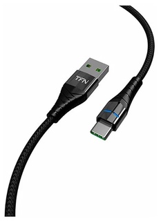 Кабель TFN TFN-CKNUSBCUSB1MBK USB Type-A/USB Type-C, 1м, knight, 5A, black