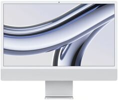 Моноблок 24 Apple Imac 24 (2023) (MQRJ3LL/A) with Retina 4.5K display: M3 chip with 8‑core CPU and 10‑core GPU, 8GB, 256GB SSD - Silver