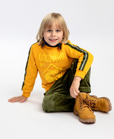 Толстовка с лампасами и принтом Button Blue