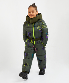 Комбинезон зимний цвета хаки Gulliver