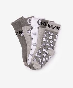 Комплект носков для мальчика с принтом в подарочной упаковке Gulliver
