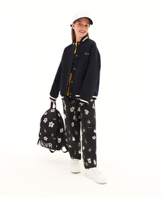 Брюки тонкие текстильные белые для девочек Gulliver