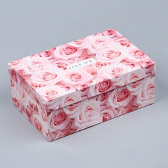 Коробка подарочная прямоугольная, упаковка, love you, 24 х 15.5 х 9.5 см Дарите Счастье