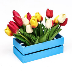 Ящик реечный нежно-голубой, 23.5 х 11.5 х 9 см Upak Land