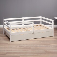 Кровать детская сова, спальное место 1600*800, с ящиками, белый NO Brand