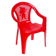 Кресло детское, 380х350х535 мм, цвет красный NO Brand