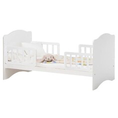 Кровать детская классика, спальное место 1400х700, цвет белый NO Brand
