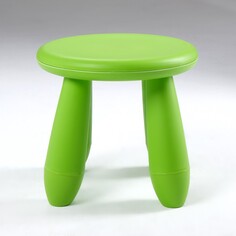 Табурет детский пластиковый, lxs-302, зеленый Клик Мебель