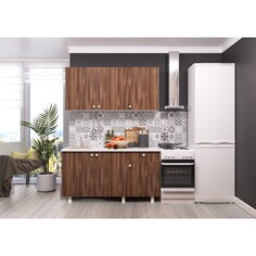 Кухонный гарнитур поинт 1500, тьеполо фасад/белый корпус NO Brand