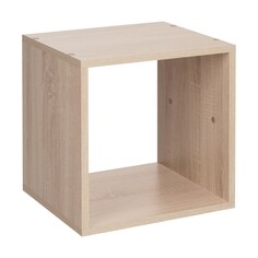 Стеллаж №1 dice cube 1 секция, 360х360х320, дуб сонома Клик Мебель