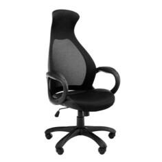 Эргономичное кресло руководителя ys - 717, черное Клик Мебель