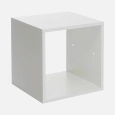 Стеллаж №1 dice cube 1 секция, 360х360х320, белый Клик Мебель