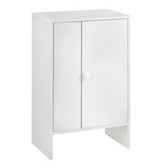 Шкаф книжный, 500х800х300, белый Клик Мебель