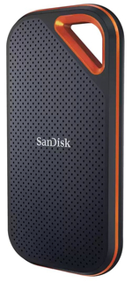 SanDisk Портативный SSD-накопитель Extreme Pro Portable V2, 2 ТБ, черный