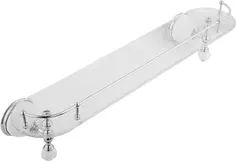 Полка стеклянная 60 см Migliore Olivia ML.OLV-60.620.BI.CR