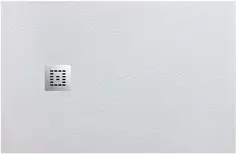 Душевой поддон из литьевого мрамора 160x90 см BelBagno TRAY-MR-UNO-AH-160/90-35-W-CR