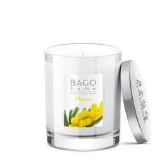 Свеча ароматическая в стекле BAGO home Мимоза 132 г