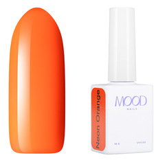 MOODNAIL, Гель-лак Gel-polish Neon Orange, 10 г