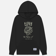 Мужская толстовка Alpha Industries Alpha Tiger Hoodie, цвет чёрный