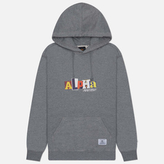 Мужская толстовка Alpha Industries Alpha Ransom Hoodie, цвет серый, размер XXL